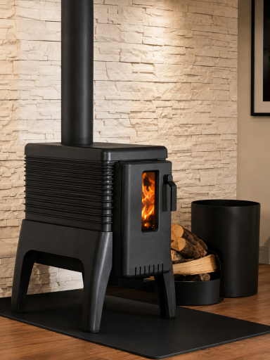 
BRUNNER Iron Dog Gusseisenofen in Schwarz