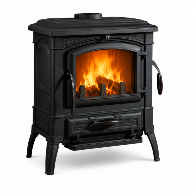La Nordica Isetta Lean Kaminofen in Schwarz – 7,7 kW